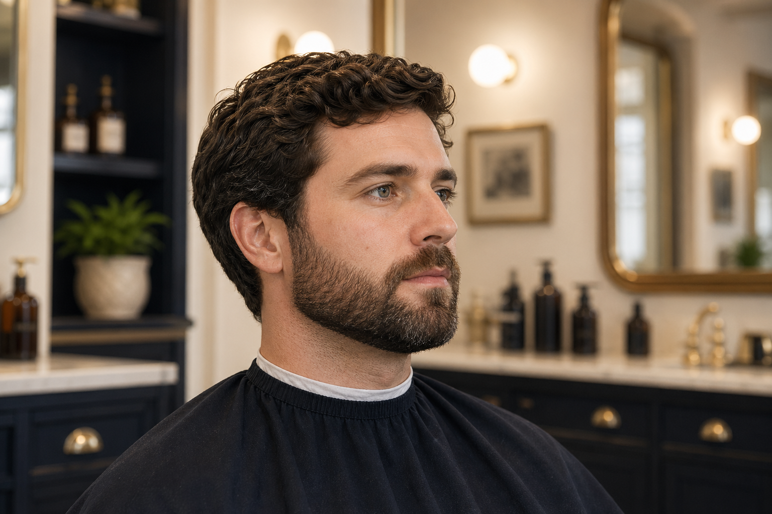 Finished beard shape