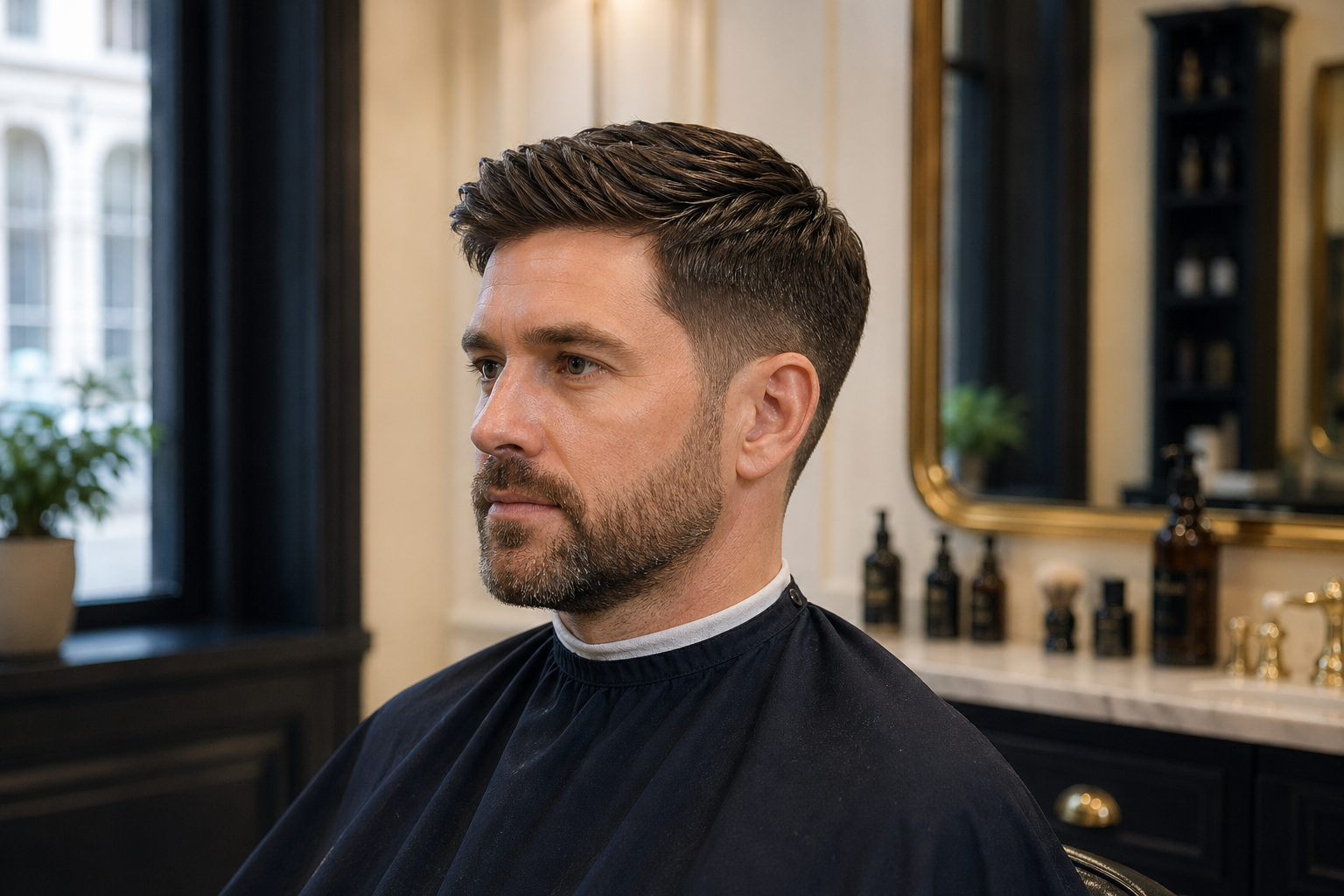 Finished classic haircut